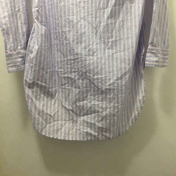 Frank & Eileen pink/blue thin stripe Grayson NWOT - Picture 9 of 13